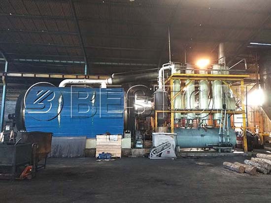 Tire Pyrolysis Plant In Indonesia