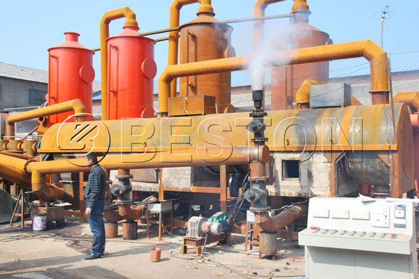 Beston Coconut Shell Charcoal Making Machine for Sale