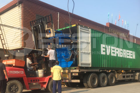 Shipment of Waste Recycling Equipment