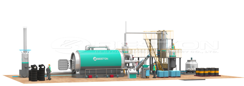 Waste Tyre Pyrolysis Plant